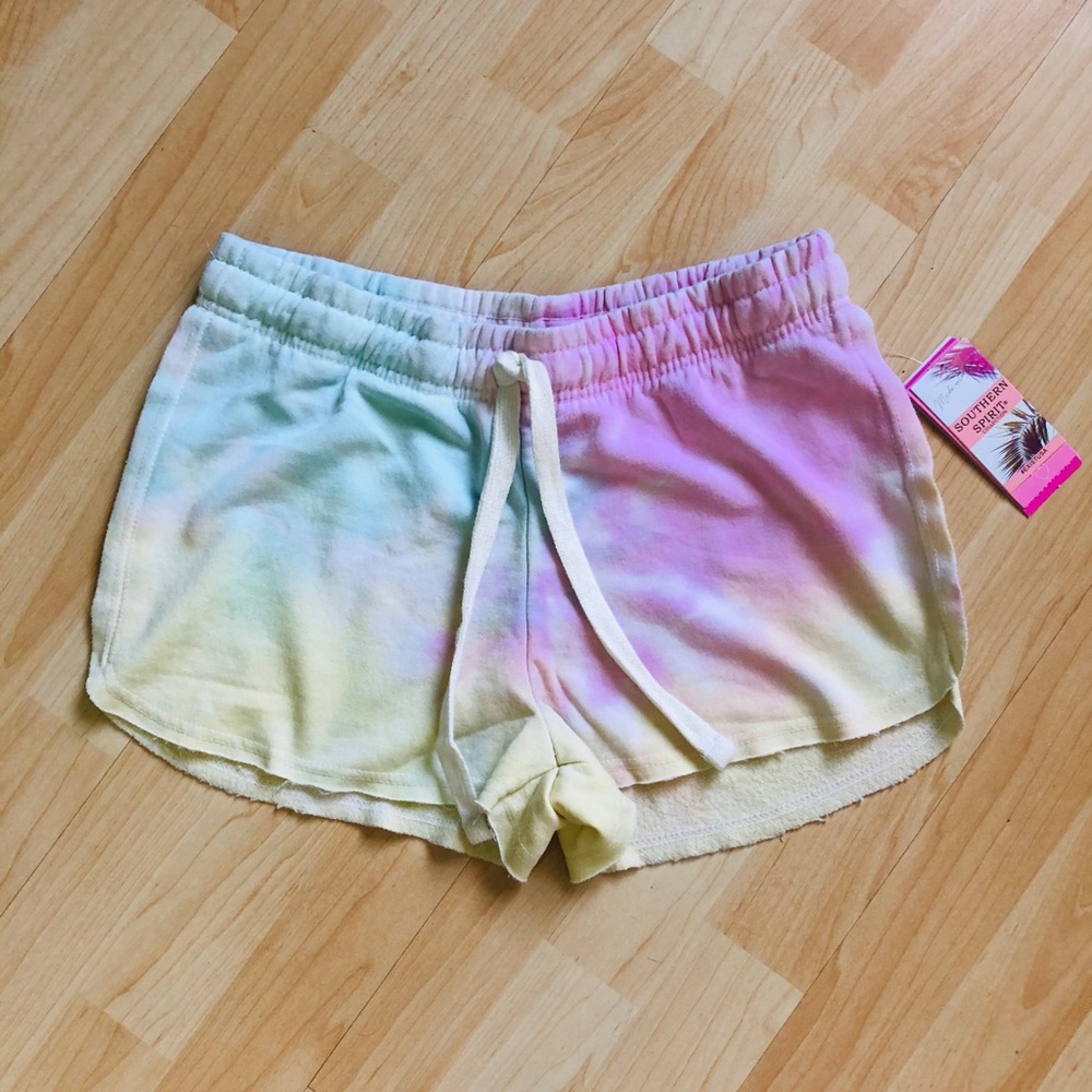 Rainbow Tie Die Shorts